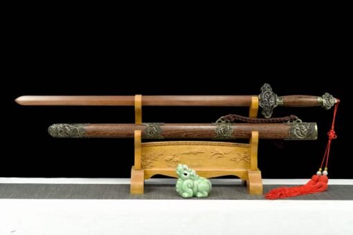 Handmade Wooden Chinese Sword Rosewood Blade Dragon Accessory - Sell Sword  Soul - Wooden Katana & Sword for Sale | Training, Practice, and Anime Bokken